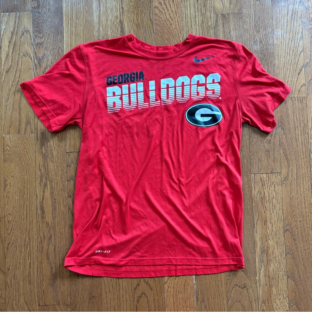 Nike Georgia Bulldogs Red Dri-FIT Tee